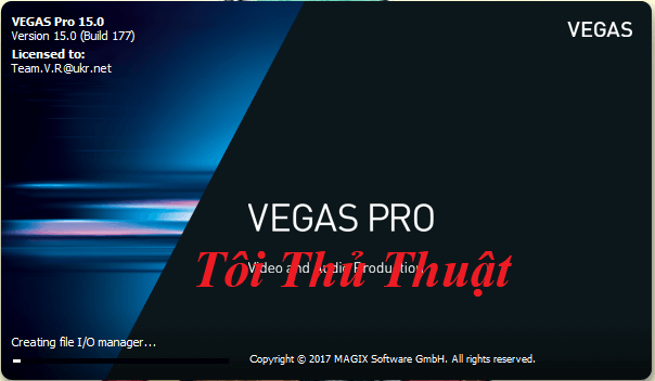 Tải Vegas Pro 15 Full key về máy tính