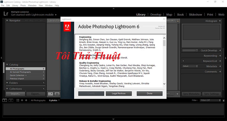 Download Adobe Lightroom CC 2017 cho máy tính
