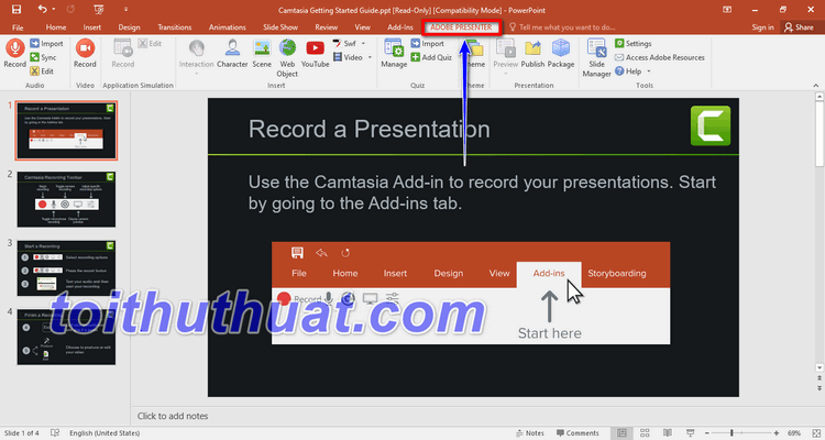Adobe Presenter 11 - Phần mềm thiết kế bài giảng điện tử