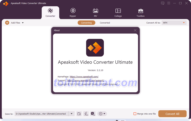 Apeaksoft Video Converter Ultimate 2 - Chuyển đổi định dạng video