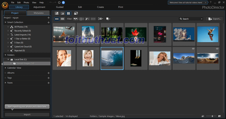 CyberLink PhotoDirector Ultra 12 - Hỗ trợ chỉnh sửa ảnh