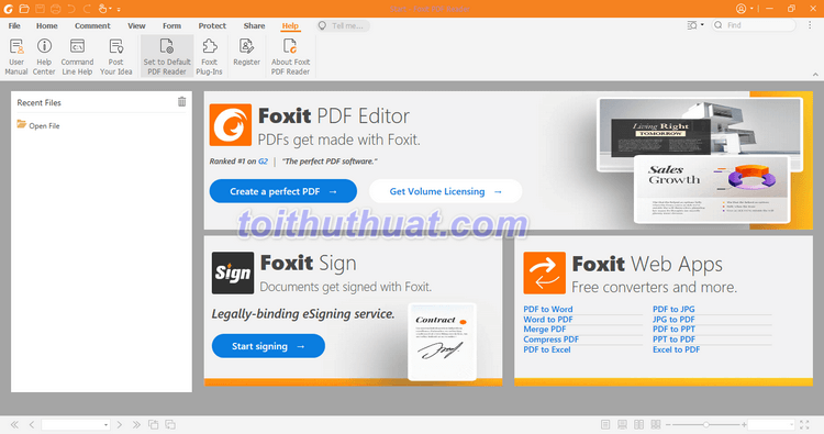 Foxit Reader 11 - Chỉnh sửa file PDF
