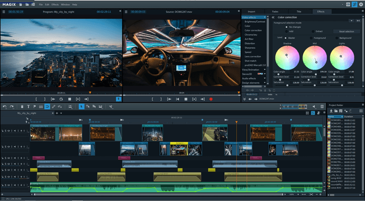 MAGIX Video Pro X13 - Hỗ trợ chỉnh sửa video